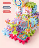 Blocos de construção de engrenagens elétricas montadas para crianças 😍