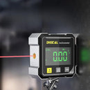 Medidor de ângulo digital magnético de 4 lados com laser