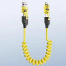 🔥 Cabo de carregamento rápido de mola 4 em 1