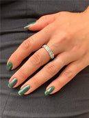 Anel de Zircônia Banhado a Ouro 18k