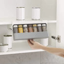 SpiceOrganizer - Organizador de Especiarias Autoadesivo + 6 Frascos