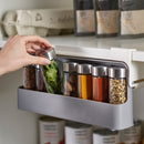 SpiceOrganizer - Organizador de Especiarias Autoadesivo + 6 Frascos