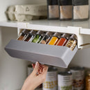 SpiceOrganizer - Organizador de Especiarias Autoadesivo + 6 Frascos
