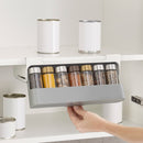 SpiceOrganizer - Organizador de Especiarias Autoadesivo + 6 Frascos