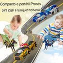 kit com 2 unidades 💥 Brinquedo de carro dinossauro transformador de colisão 🙌