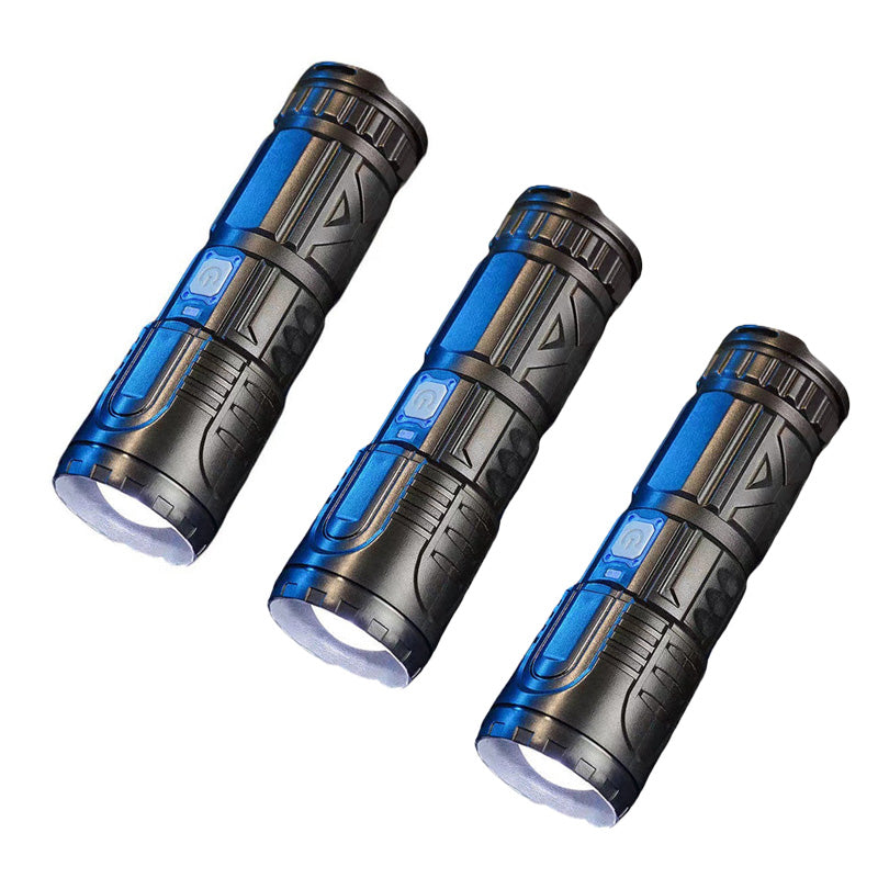 Lanterna telescópica com zoom a laser branco