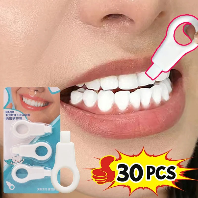 ✨Removedor de manchas dentais Nano Cleaning - kit com 30 peças ❤🤞