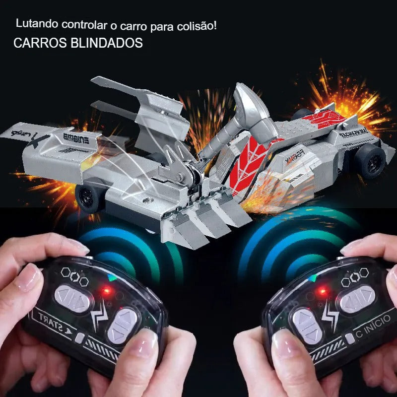 🔥 1 kit com 2 carros de combate diferentes 🔥 Carros de controles blindados para combates pra 2 jogadores✨
