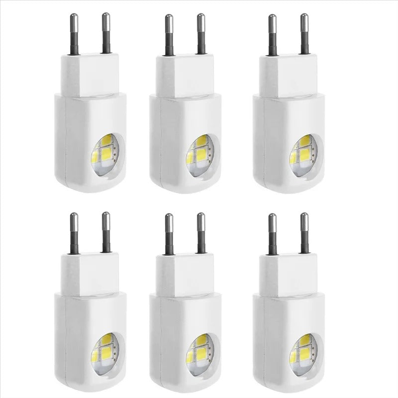 kit com 5 unidades - Luz noturna LED inteligente com dimmer automático 🌟🎄
