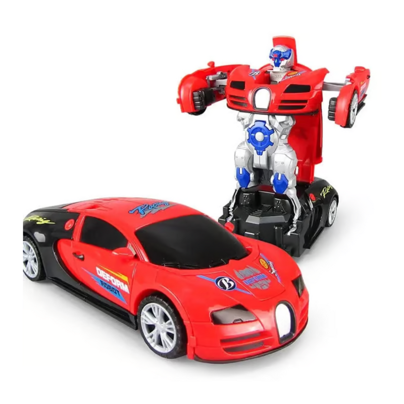 🔥 Carrinho de brinquedo elétrico de polícia com deformação universal ✔