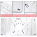 Placa de inserção de alumínio para mesa de Marcenaria