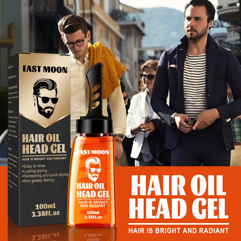 Hair Oil Head Gel - Gel modelador 2 em 1