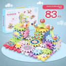 Blocos de construção de engrenagens elétricas montadas para crianças 😍