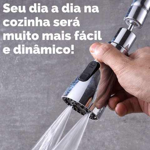 Bocal Multifuncional Rotativo 360º Para Torneira