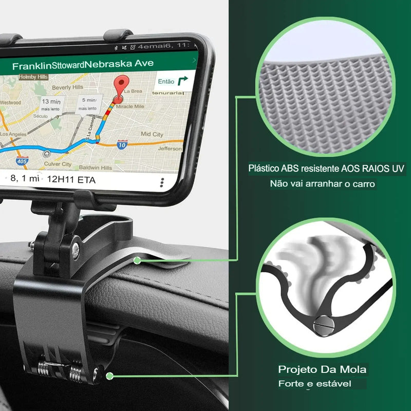 🏆 Novidade de 2025 com 49% de desconto - Suporte giratório de 360 graus para painel de carro