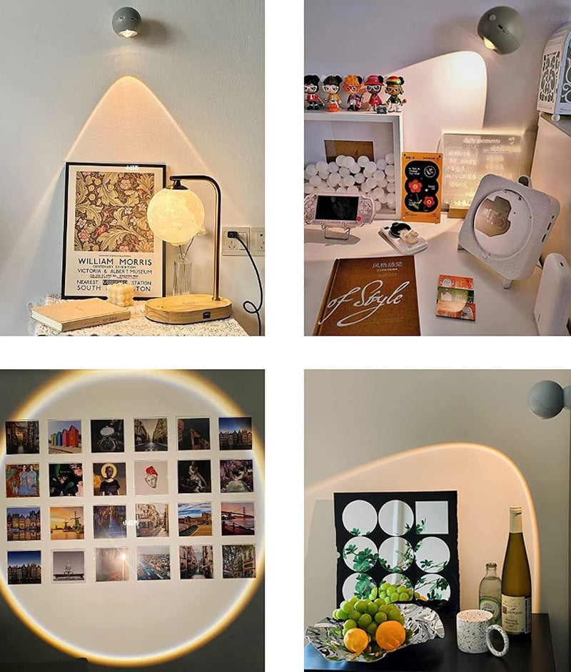 ✨☀️KIT com 3 unidades - Luminária de parede Sunset