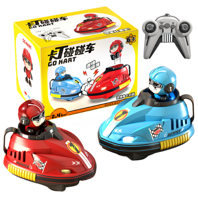 Kit com 2 carrinhos de choque de batalha de controle remoto - para 2 jogadores