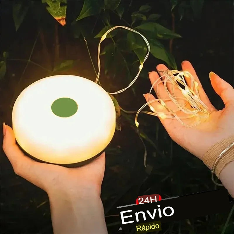 Luzes de corda para exterior, práticas e à prova d'água - Kit com 02 unidades 🎄✅