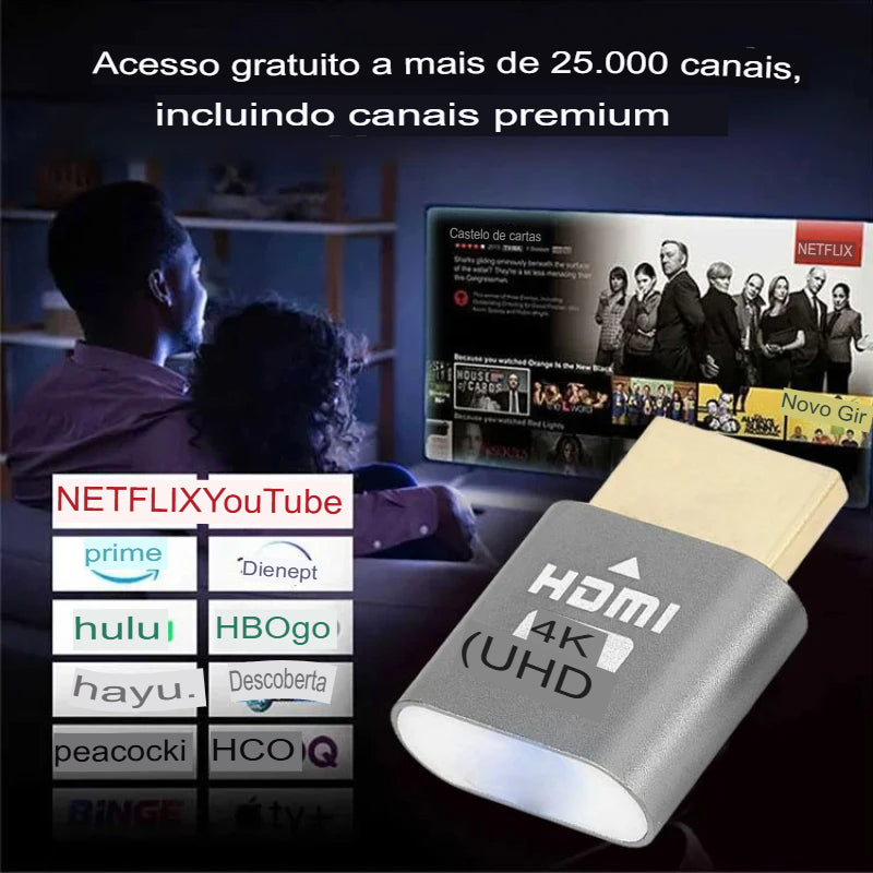 🔥 Acesso instantâneo e gratuito a todos os canais de TV 🔥 Dispositivo de streaming e canais de TV