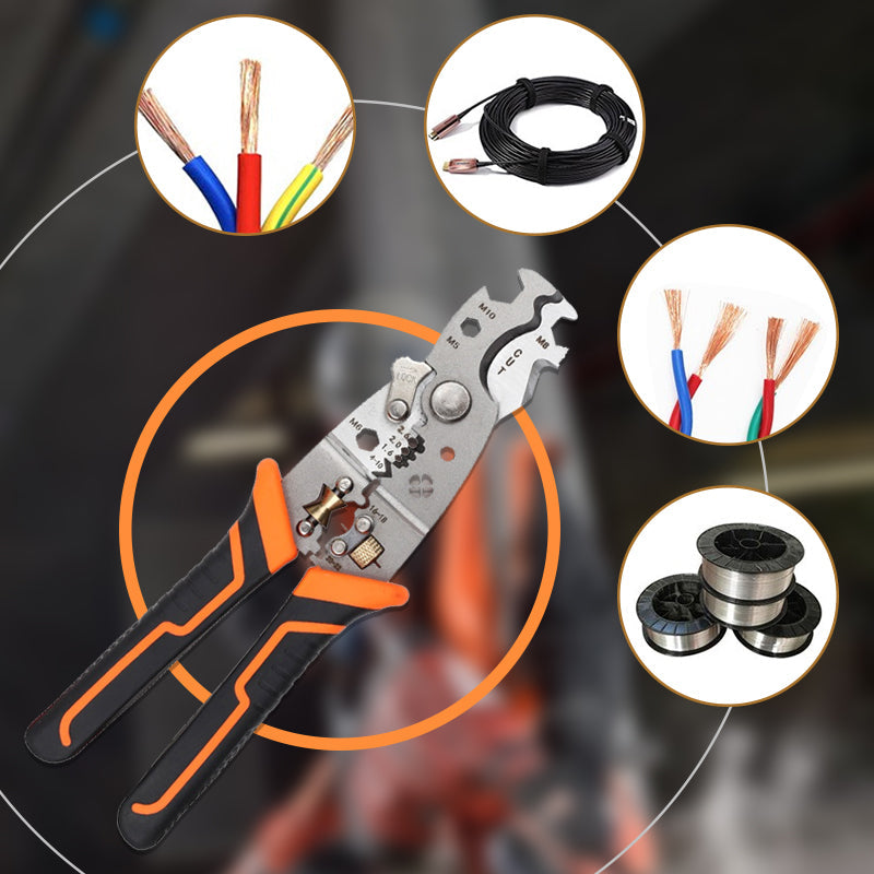 🔥 O produto mais vendido do ano 🔥 Descascador de cabos e ferramenta de crimpagem multifuncional