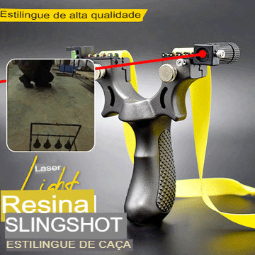 Estilingue Laser Profissional - mira de precisão ✔