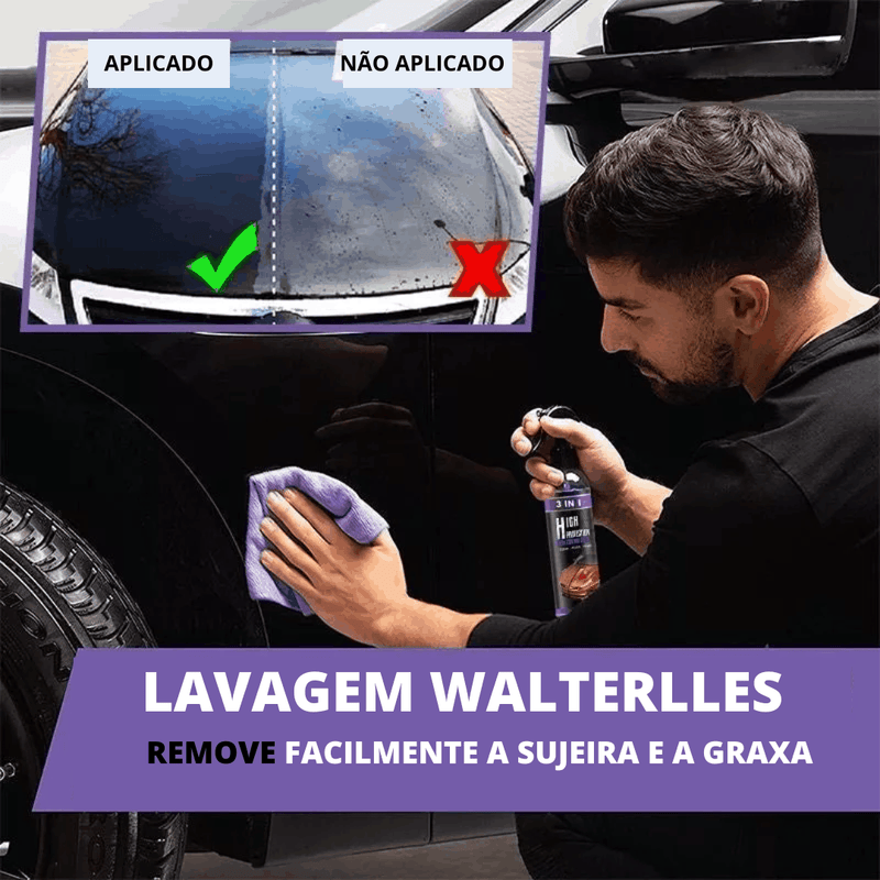 High 3 em 1 - Spray Revitalizador de Carros