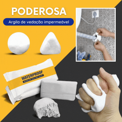 Waterproof® - Massa Selante Impermeável Para Vedação de Buracos